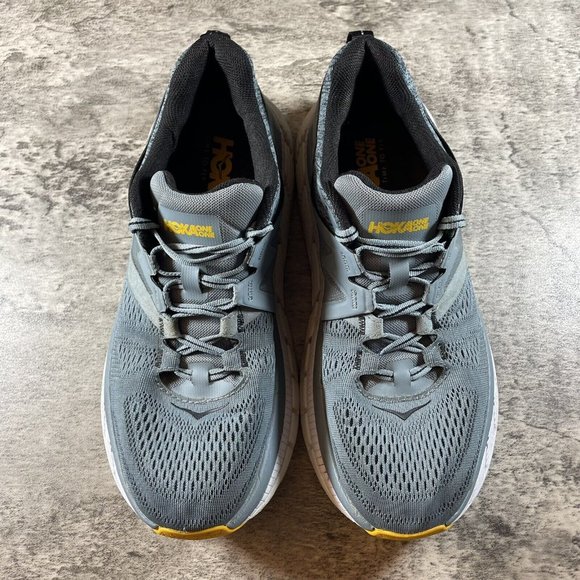 Hoka One One Mens Gaviota 2 1099717 LATH Gray Running Shoes Sneakers Size 8.5 main image 4